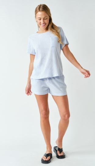 Ribbed Lounge Top