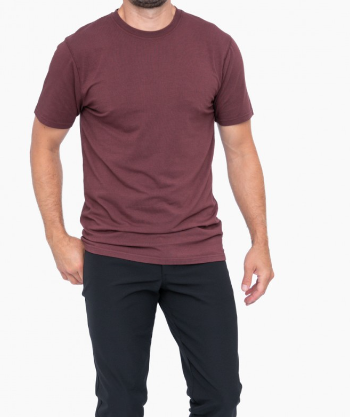 Pima Cotton Breathable Scallop Hem Tee