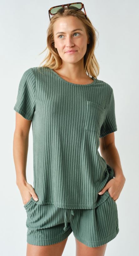Ribbed Lounge Top
