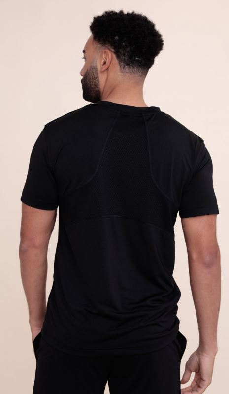 MEN Active Shirt with Honeycomb Panel