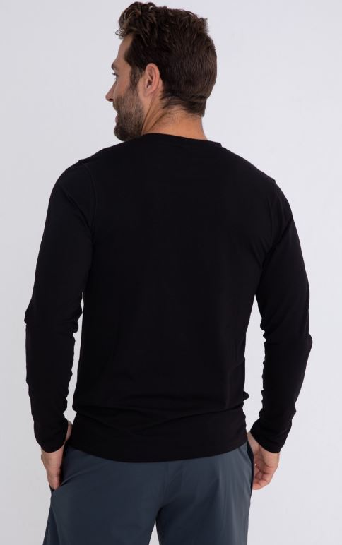 Pima Cotton Blend Long Sleeve