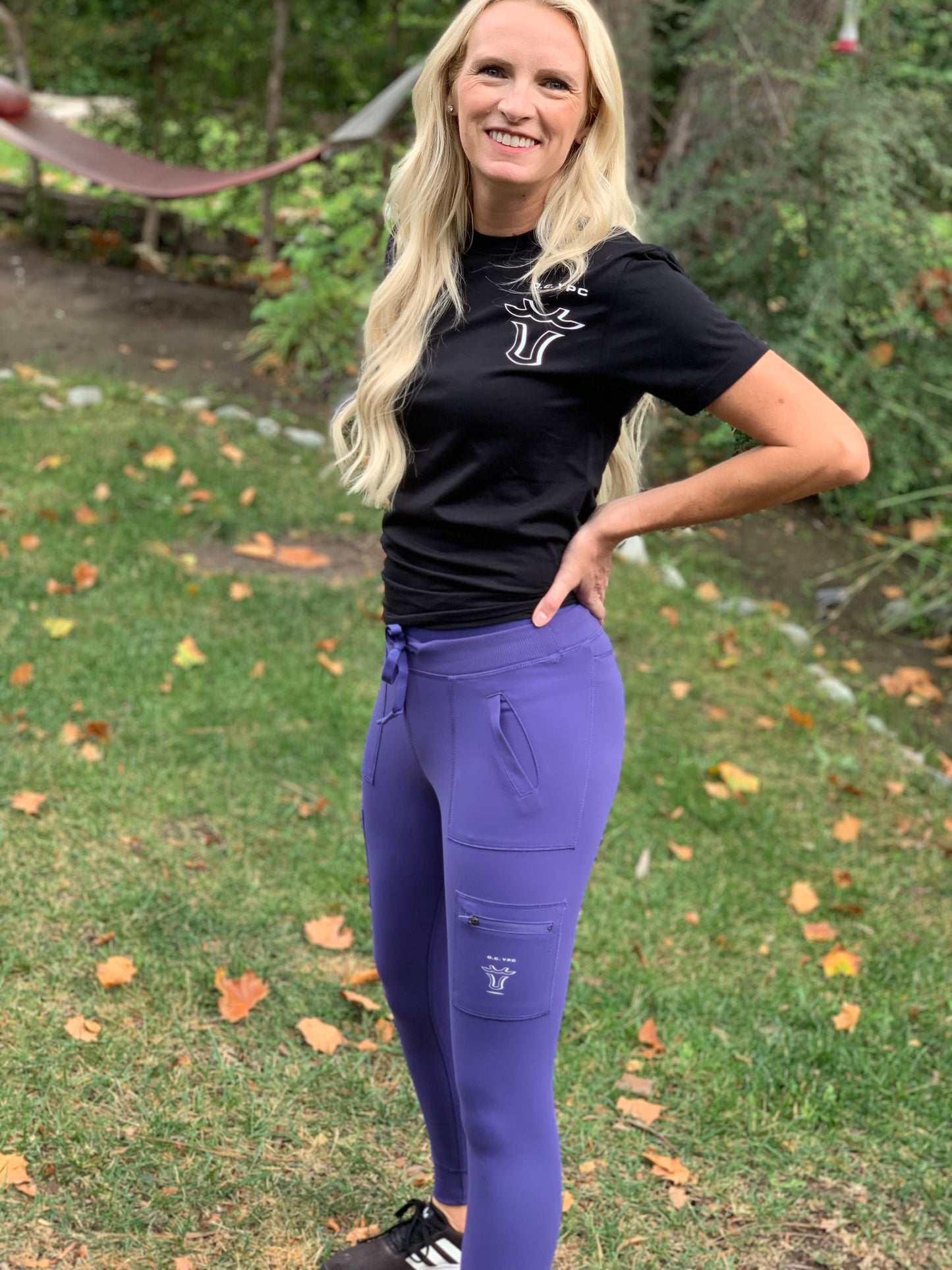 Indigo Skinny Cargo Hybrid Leggings