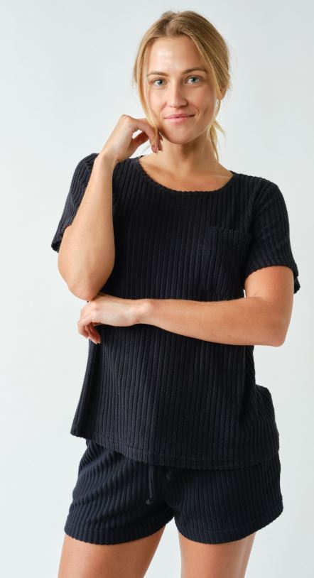 Ribbed Lounge Top