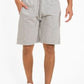 Hidden Zip Pocket Twill Shorts