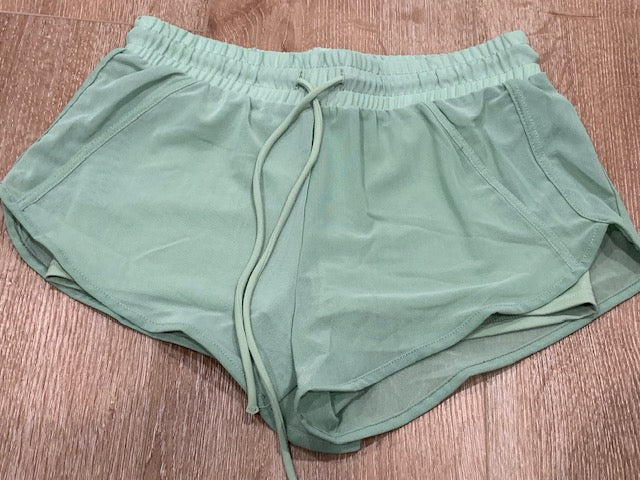 Active Shorts with Spandex and Pocket