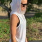 Hoodie  Active Tank with Cut-Out Back